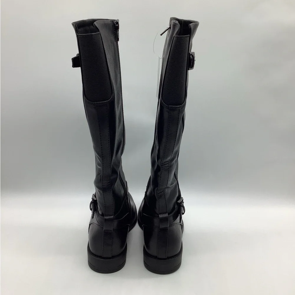 Baretraps Cassidy Black Knee High Boots | Vegan | Size 7.5 l New with Box